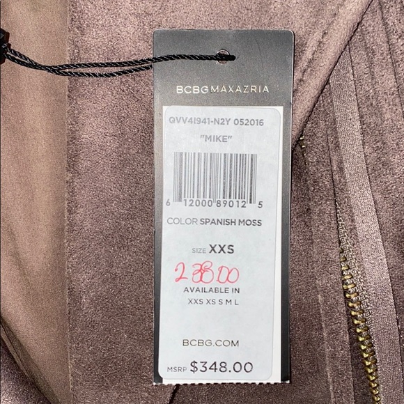 BCBGMAXAZRIA Mike Faux Suede Fringe Vest - Picture 5 of 5